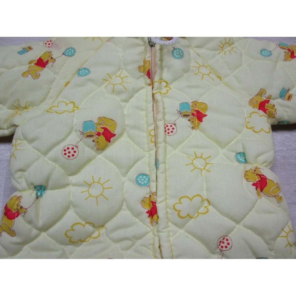 Vintage 1970's Walt Disney Productions POOH AOP Toddler One Piece Size‎ (S) EUC